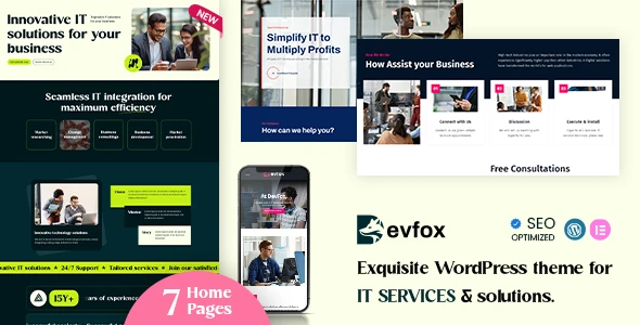 DevFox – IT Solutions and Services WordPress Theme + RTL