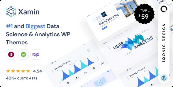 Xamin – Data Science & Analytics SaaS WordPress Theme