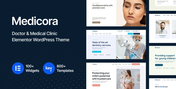 Medicora – Doctor & Medical Clinic Elementor WordPress Theme