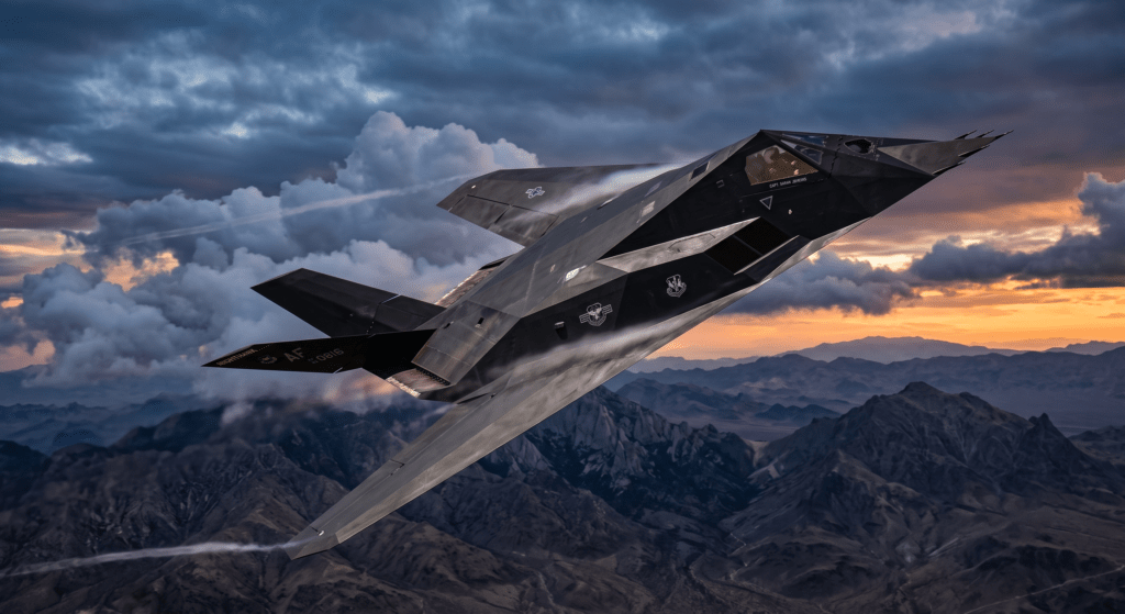 F-117-Nighthawk-1024x559 Stealth Coating: जब 'पेंट' नहीं, बल्कि भौतिकी आसमान में लड़ती है, रडार को धोखा देने वाली 7 परतों की इंजीनियर्ड स्किन का रहस्य