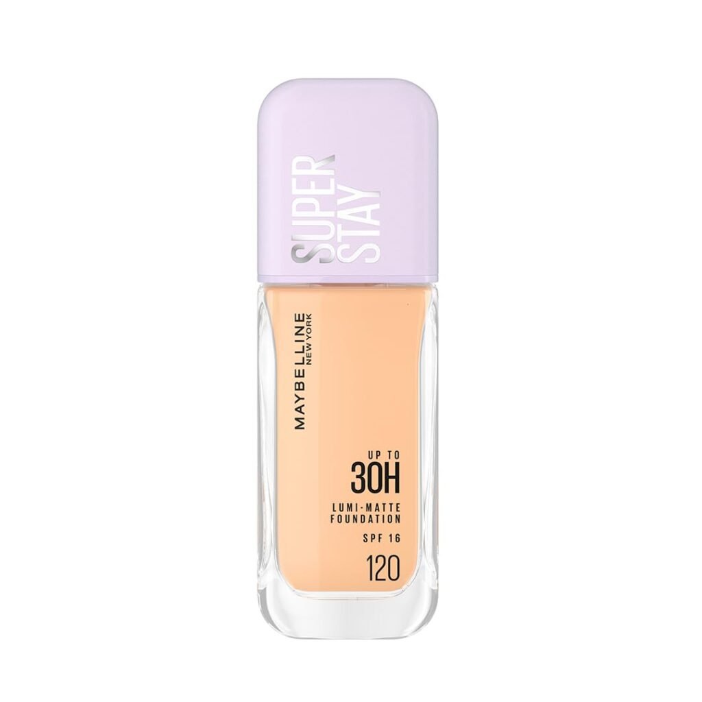 Maybelline New York Super Stay Lumi Matte Liquid Foundation, 120 Maybelline New York Super Stay Lumi Matte Liquid Foundation, 120