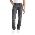 Flying Machine Men’s Slim Straight Fit Jeans| Solid | Mid Rise | Stretchable | Jeans for Man