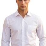 Louis Philippe Men’s Regular Fit Easy to Iron Everyday wear Premium Cotton Full Sleeve Solid Formal Shirt