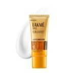 Lakme Sunscreen For Bright Skin, SPF 50 PA++++, Water Light, Niacinamide, In Vivo Tested, 50 ml