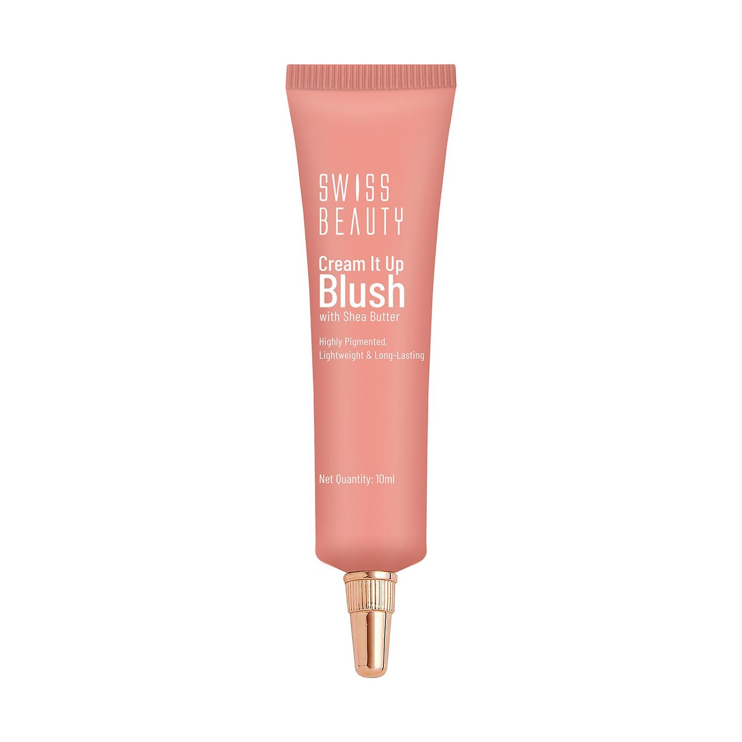 Swiss Beauty Cream It Up Blush | Highly pigmented | Super-blendable | Long-lasting | Enriched with Shea Butter | Multipurpose | Shade-03 Cheeky Peach, 10ml Swiss Beauty Cream It Up Blush | Highly pigmented | Super-blendable | Long-lasting | Enriched with Shea Butter | Multipurpose | Shade-03 Cheeky Peach, 10ml