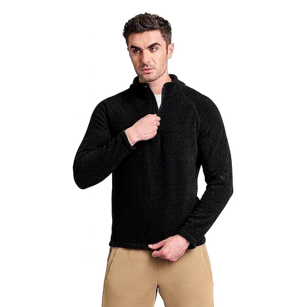 Boldfit Sweatshirt for Man Stylish Sweatshirts for Men Breathable Jacket for Man Half Zipper Sweatshirt for Men Casual Sweat Shirt Full Sleeves Sweaters All Day Winter wear Jackets Stylish