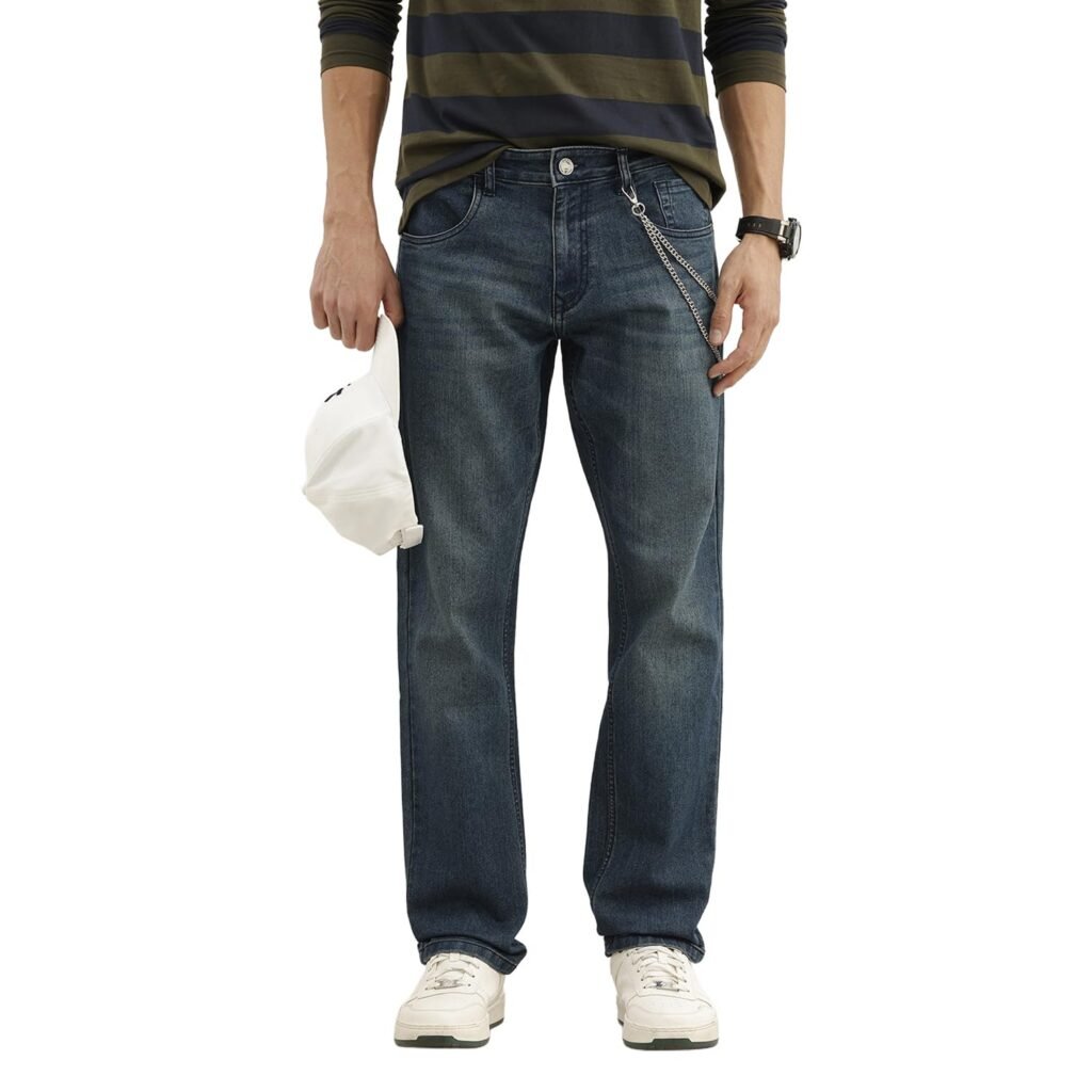 WROGN Men’s Straight Fit Jeans | Mid Rise | Jeans for Man WROGN Men’s Straight Fit Jeans | Mid Rise | Jeans for Man