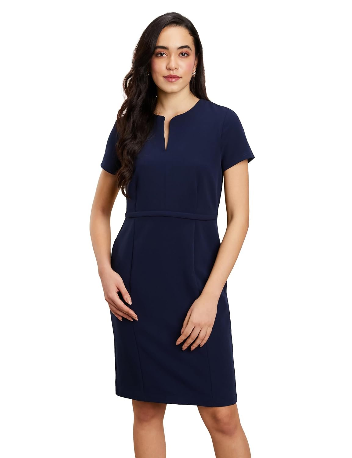 Symbol Premium Women’s Sheath Dress (Knee Length | Desk-to-Dinner) (Available in Plus Sizes)