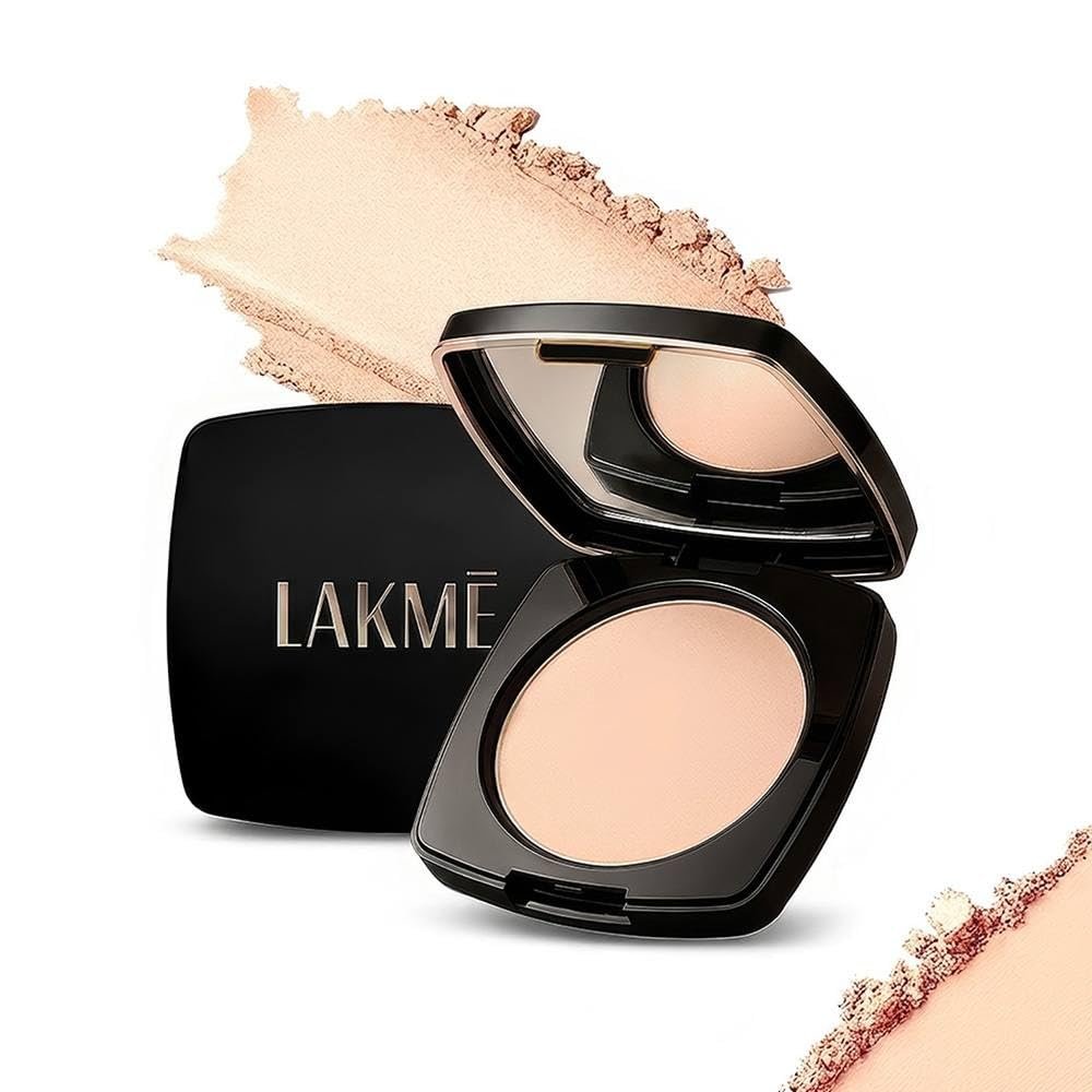 Lakme Forever Matte Compact, Smooth Finish, Lightweight Compact Powder That Lasts for 12 HrsFor A Natural Even Toned Look, Coral, 9g Lakme Forever Matte Compact, Smooth Finish, Lightweight Compact Powder That Lasts for 12 HrsFor A Natural Even Toned Look, Coral, 9g