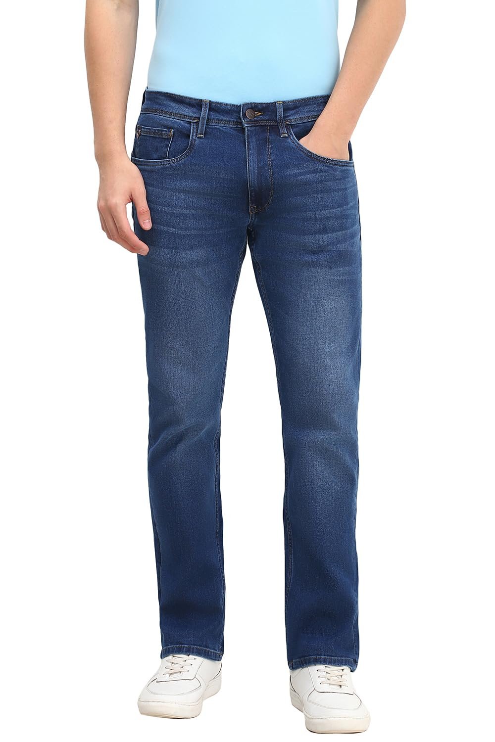 Allen Solly Men’s Mid Rise Regular Jeans