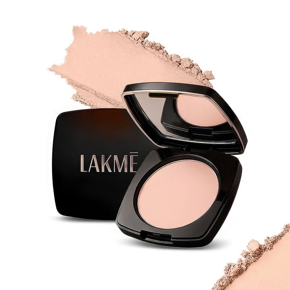 Lakme Forever Matte Compact, Smooth Finish, Lightweight Compact Powder That Lasts for 12 HrsFor A Natural Even Toned Look, Pearl, 9g Lakme Forever Matte Compact, Smooth Finish, Lightweight Compact Powder That Lasts for 12 HrsFor A Natural Even Toned Look, Pearl, 9g