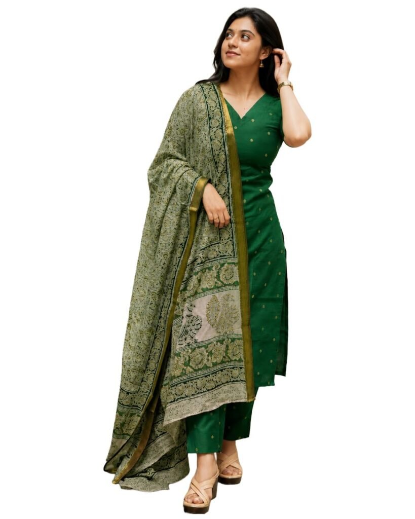 GoSriKi Kurta Set Women Viscose Printed | Kurti Set Woman | Kurta Pant Dupatta 3 Piece Outfit | V-Neck Elbow Length Sleeve Straight Fit Ethnic Wear Ladies Dress Stylish Traditional Clothing GoSriKi Kurta Set Women Viscose Printed | Kurti Set Woman | Kurta Pant Dupatta 3 Piece Outfit | V-Neck Elbow Length Sleeve Straight Fit Ethnic Wear Ladies Dress Stylish Traditional Clothing