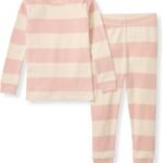 Burt’s Bees Baby Girls Organic Cotton Pajamas, Toddler PJ Set, 2-PC