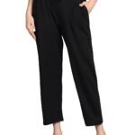 Alan Jones Clothing Women Relax Fit Ankle Length Trouser Jogger | Casual Lounge & Travel Wear