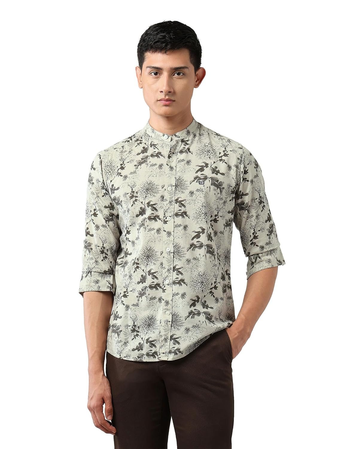 Arrow Sports Men’s Pure Cotton Floral Printed Shirt Arrow Sports Men’s Pure Cotton Floral Printed Shirt