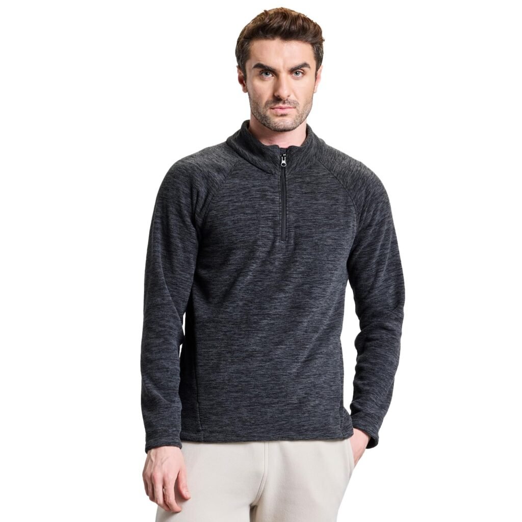 Boldfit Sweatshirt for Man Stylish Sweatshirts for Men Breathable Jacket for Man Half Zipper Sweatshirt for Men Casual Sweat Shirt Full Sleeves Sweaters All Day Winter wear Jackets Stylish