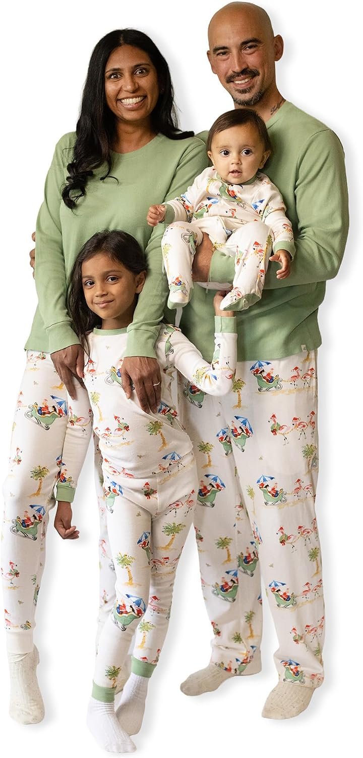 Burt’s Bees Baby Matching Family Jammies, Organic Cotton, Holiday Pajamas