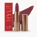 HYUE Velvette Kiss Matte Bullet Lipstick | Mauve – It | Feather Light & Powder Finish | Long-Wear Intense Color | with Jojoba, Almond & Gooseberry | Smudge-Proof, Travel-Friendly, Precision Tip