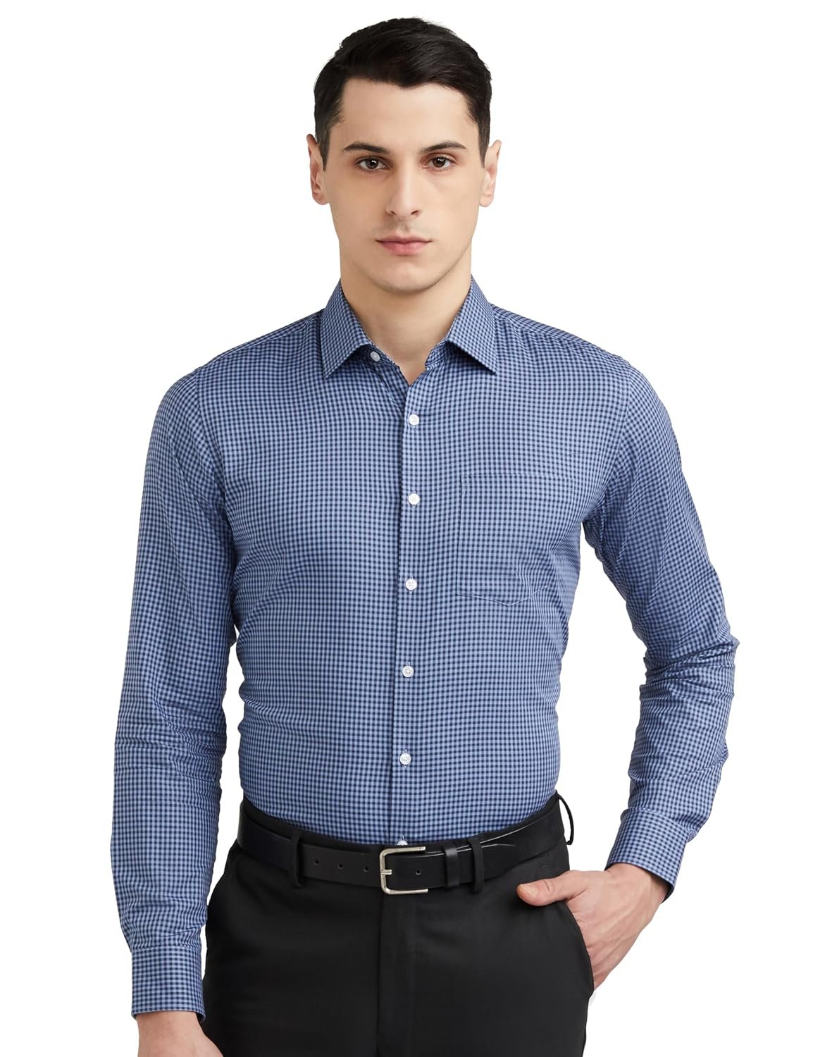 Van Heusen Formal Checkered Shirt for Men| Premium Cotton| Full Sleeves| Slim Fit |Breathable Fabric Van Heusen Formal Checkered Shirt for Men| Premium Cotton| Full Sleeves| Slim Fit |Breathable Fabric