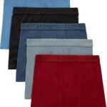 Hanes Boys’ Originals Ultimate SuperSoft Boxer Brief Underwear, Assorted, 5-Pack