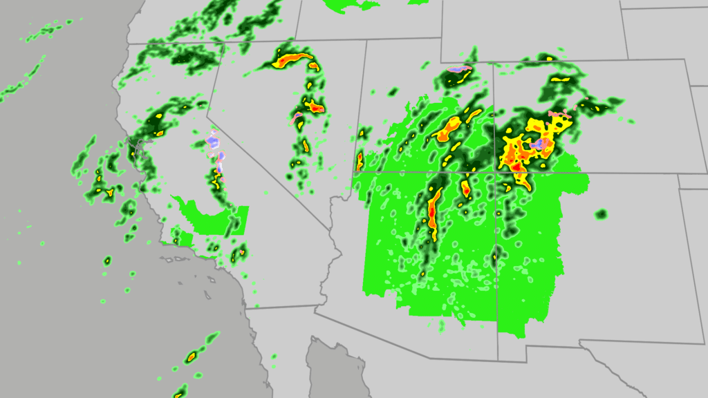 Flood risk, severe storms threat from California to Colorado Flood risk, severe storms threat from California to Colorado