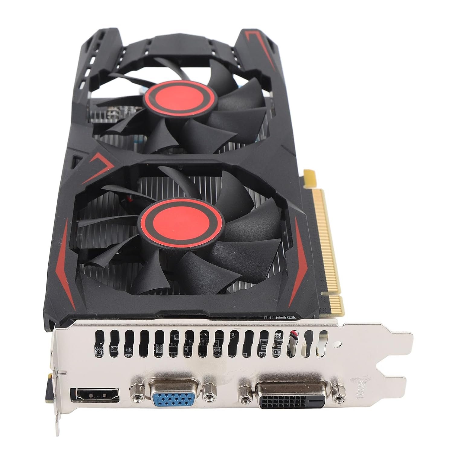 1790848667_954_Zunate-6GB-GDDR5-Graphics-Card-with-Dual-Fan-Cooling-PCI Zunate 6GB GDDR5 Graphics Card with Dual Fan Cooling, PCI Express 2.0 16X Gaming Video Card, 192Bit, HD Multimedia Interface, DVI VGA Ports, for PC and Linux