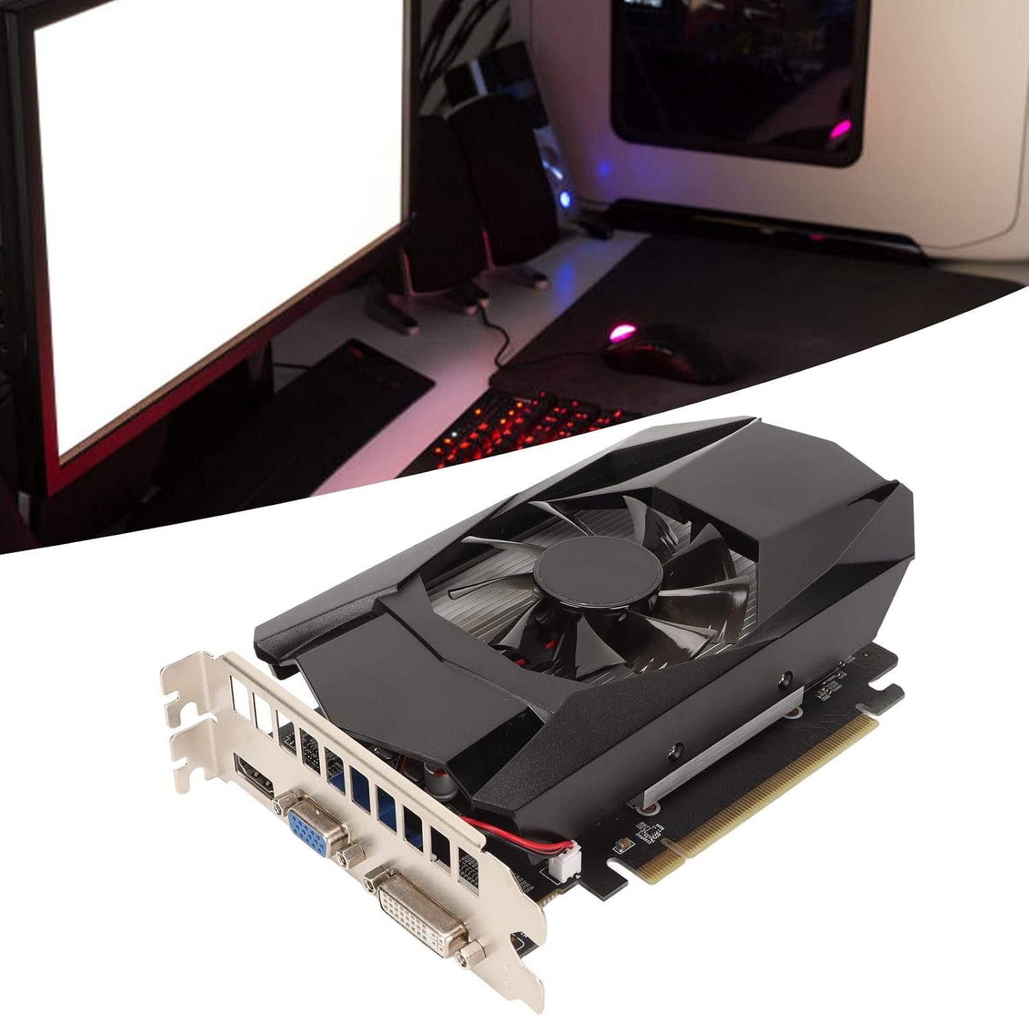 1790848738_155_Gaming-Graphics-Card-HD7670-4GB-GDDR5-128bit-PCI-Express-X16 Gaming Graphics Card HD7670 4GB GDDR5 128bit PCI Express X16 Computer Graphics Card 1000MHz Core Frequency Support DirectX 11 HDMI for PC Laptop