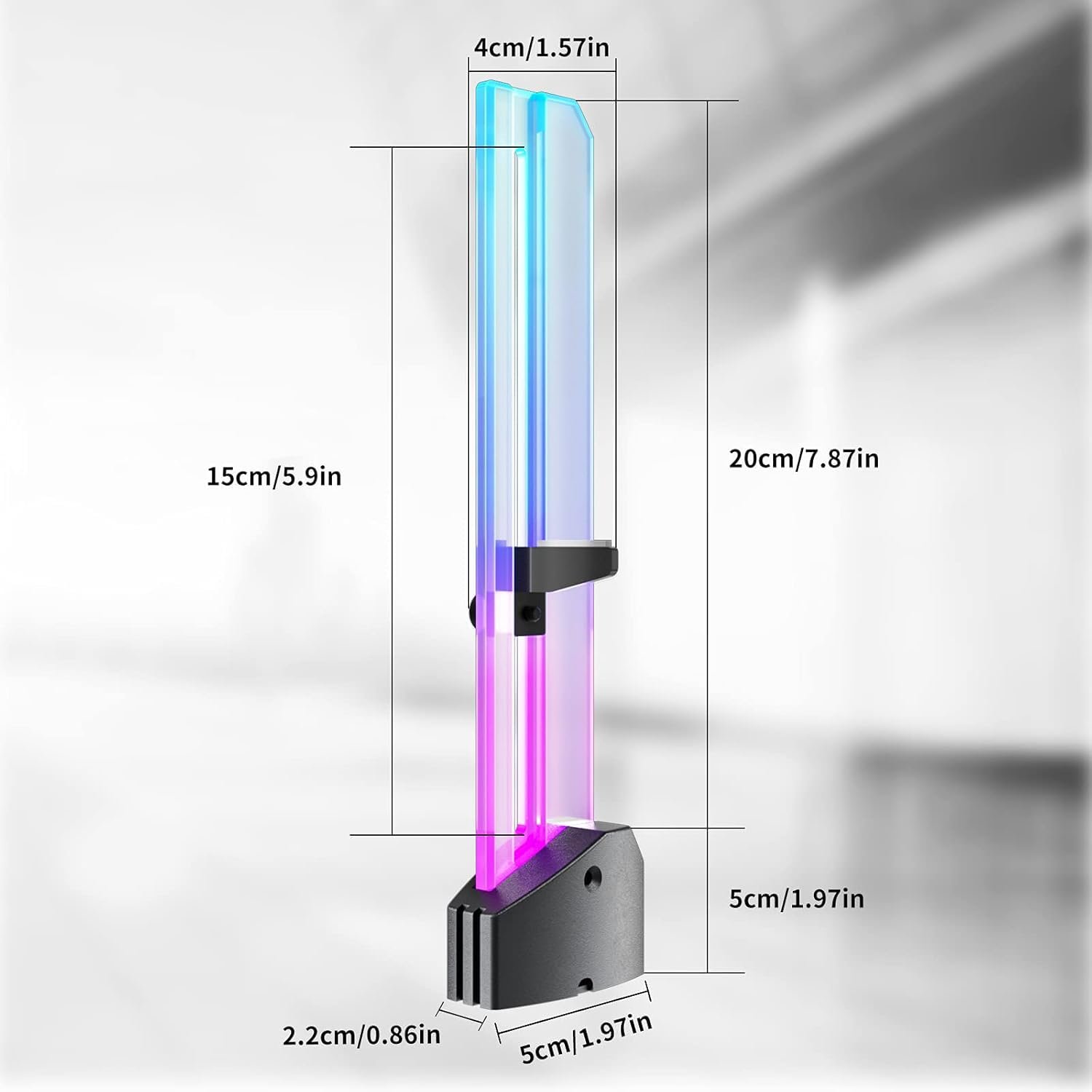 1790884892_339_Amazon-Basics-5V-Addressable-RGB-Graphics-Card-GPU-Brace-Support Amazon Basics 5V Addressable RGB Graphics Card GPU Brace Support Video Card Sag Holder,Built-in 5V ARGB Lamp,Adjustable Height Support