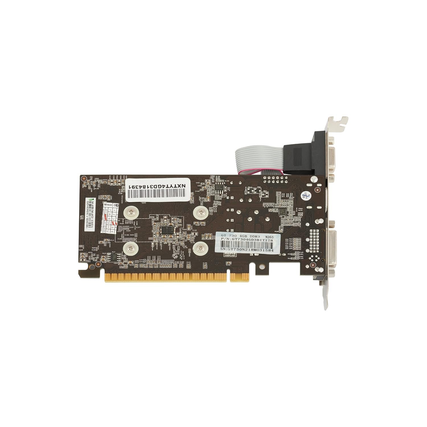 1791022727_648_Nextron-Nvidia-GeForce-GT-730-4GB-64-Bit-DDR3-PCI-Express Nextron Nvidia GeForce GT 730 4GB 64-Bit DDR3 PCI Express Graphic Card / PCI-E 2.0 / 4GB / DDR3 / 64 Bit / D-SUB(VGA) / DVI-D/ HDMI / HDCP support/ 192 Cuda Core / Direct X 12 / 3D Accelerator/ Silent Cooling/ Heat Sink with Fan