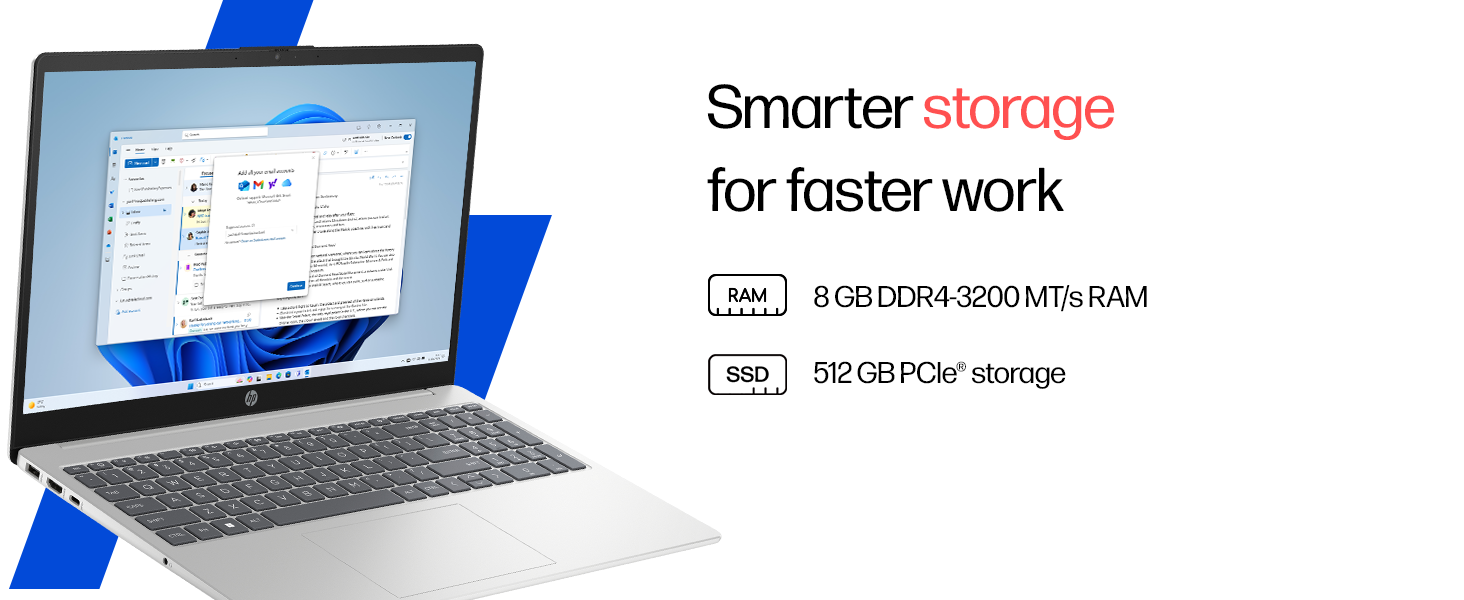 1791076898_14_HP-15-AMD-Ryzen-3-7320U-8GB-LPDDR4-512GB-SSD HP 15, AMD Ryzen 3 7320U (8GB LPDDR4, 512GB SSD) FHD, Micro-Edge, 15.6"/39.6cm, Win 11, M365 Basic(1yr), Office24, Silver, 1.59kg, fc0499AU, AMD Radeon Graphics, 1080p FHD Camera Laptop