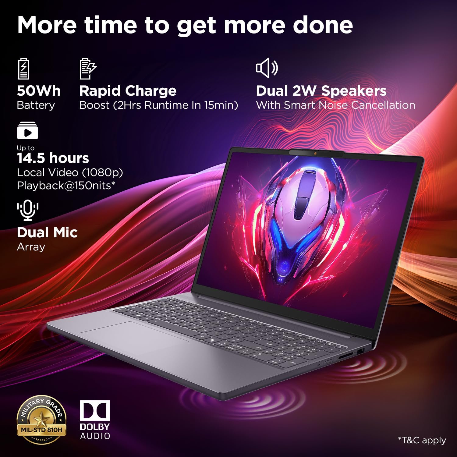 1791082212_50_Lenovo-IdeaPad-Slim-3-13th-Gen-Intel-Core-i5-13420H Lenovo IdeaPad Slim 3, 13th Gen Intel Core i5 13420H, 24GB RAM, 1TB SSD, WUXGA IPS, 15.3"/38.8cm, Windows 11, Office 2024, Grey, 1.6Kg, 83K100PLIN, Backlit Keyboard, 1Yr ADP Free, 83K1010FIN, Laptop