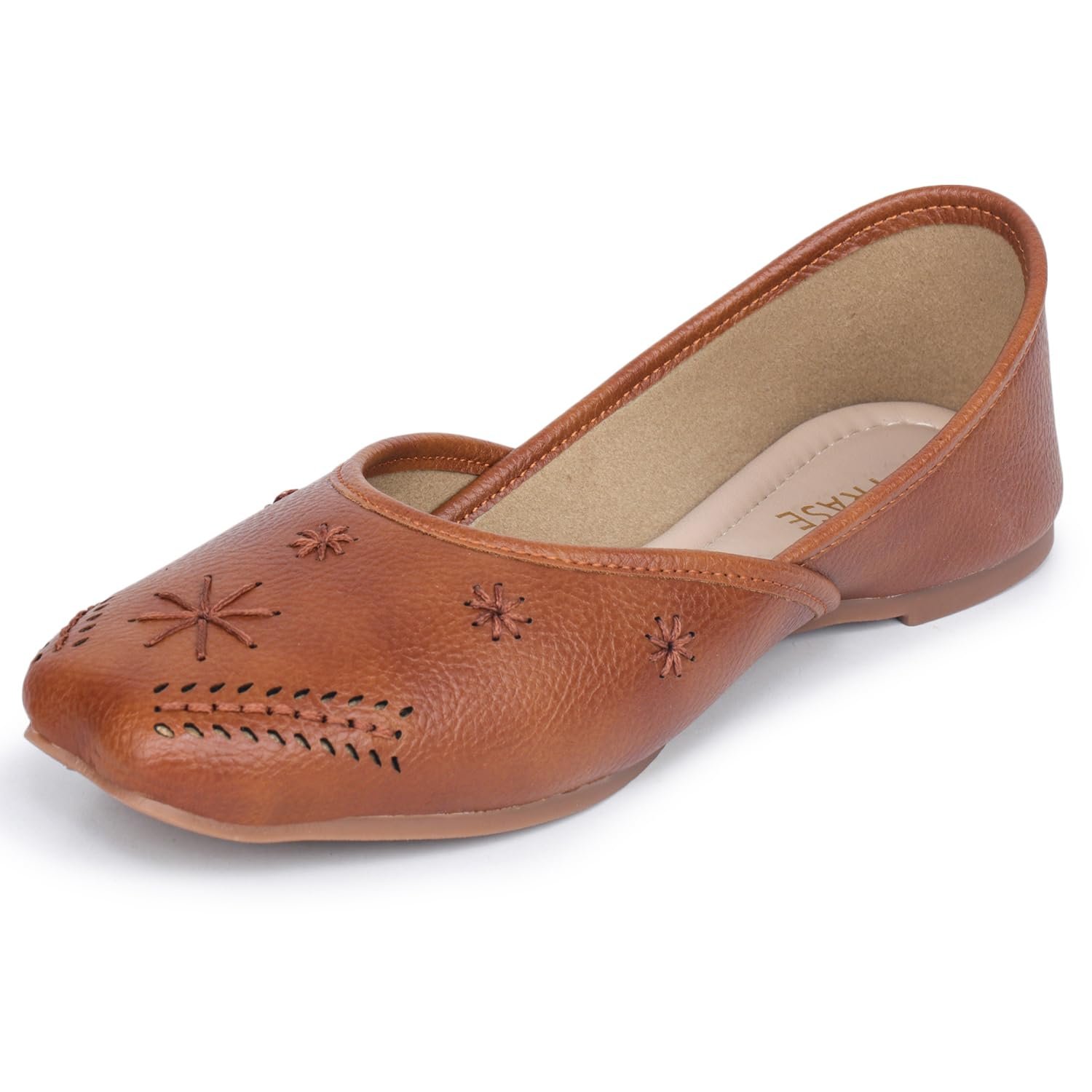 TRASE Traditional Jutti for Women & Girls | Flat Sole, Soft Lining, Cushion Footbed | Comfortable Ethnic Footwear for Festive, Wedding & Casual Wear TRASE Traditional Jutti for Women & Girls | Flat Sole, Soft Lining, Cushion Footbed | Comfortable Ethnic Footwear for Festive, Wedding & Casual Wear