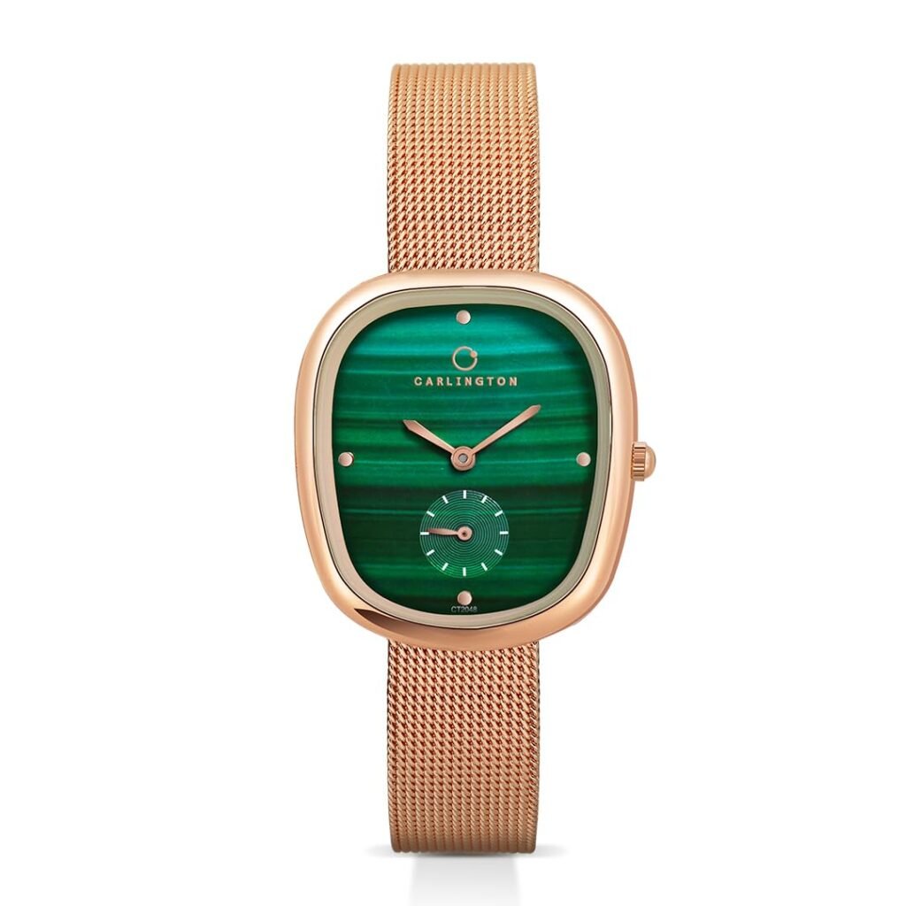 Carlington Iconic 2048 Analog Watches for Women with Premium mesh Strap, Scratch-Resistant Dial, and Water-Resistant Body – Elegant Watches for Women and Girls