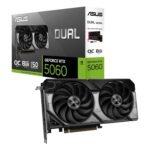 ASUS Dual GeForce RTX 5060 8GB GDDR7 OC Edition Gaming Graphics Card