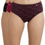 Jockey 1406 Women Cotton Hipster (Pack of 3, Colors & Prints May Vary)