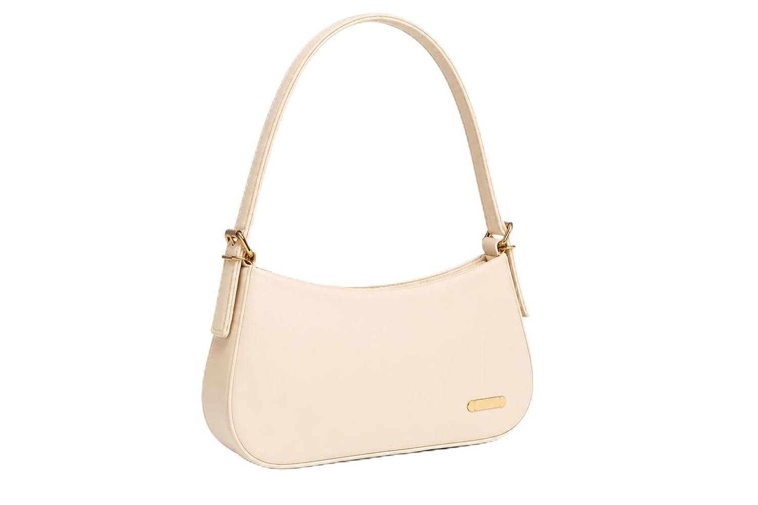 Women’s Shoulder Bag with Gold-Tone Hardware