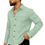 Men’s Solid Linen Cotton Shirt, Casual, Plain, Full Sleeve, Summer-Regular Fit, Stylish, Everyday Formal Wear
