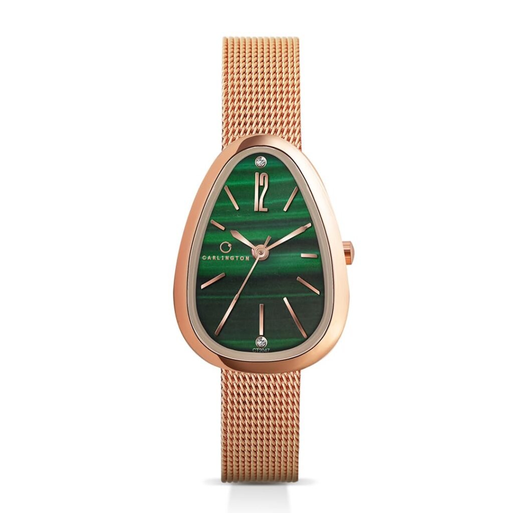 Carlington Iconic Analog Watch for Ladies | Stainless Steel Wrist Watch for Girls| Quartz Movement | Water Resistant | Casual & Formal Wear – CT 2047