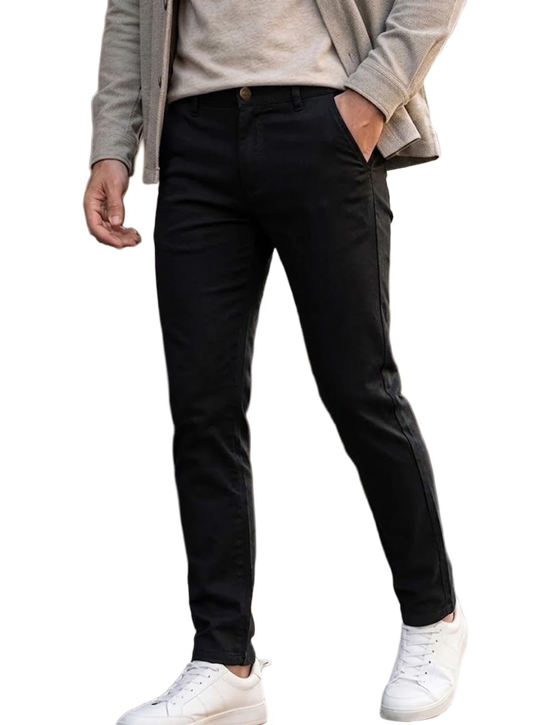 Urbano Fashion Men’s Slim Fit Mid Rise Washed Jeans Stretchable