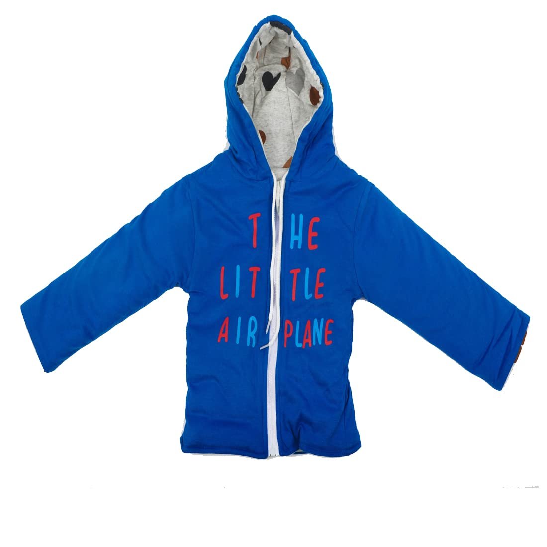 REVOLTEK Baby unisex Kids Full Sleeve Fleece Tshirt Jackets Cool Hoodie[2-in-1] reversible | with Zippers | Hoodie Cap for Infant Toddler kids Baby Boy & Girl