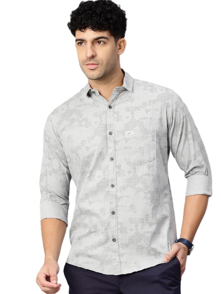 Majestic Man Stylish Geomatric Print Casual Shirt – Pure Cotton| Full Sleeve | Trendy & Comfortable Majestic Man Stylish Geomatric Print Casual Shirt – Pure Cotton| Full Sleeve | Trendy & Comfortable