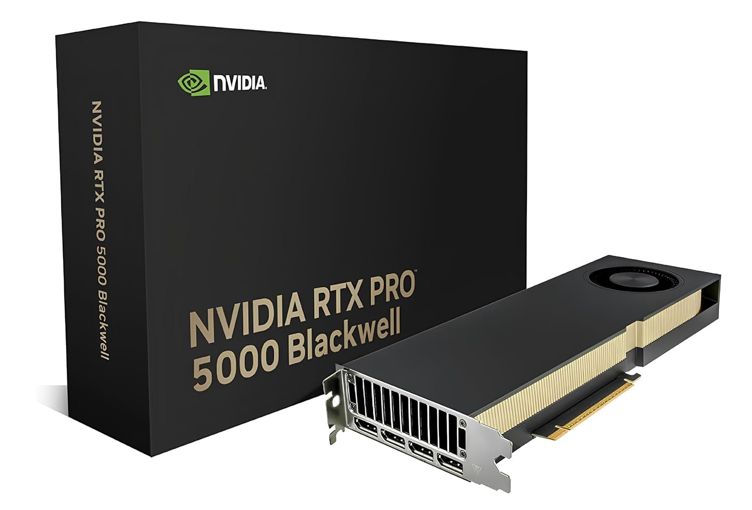 NVIDIA RTX-PRO-5000-BWL Blackwell 48GB GDDR7 ECC Workstation Graphics Card | PCIe 5.0 | AI, Rendering, CAD GPU | 3-Year Manufacturer Warranty