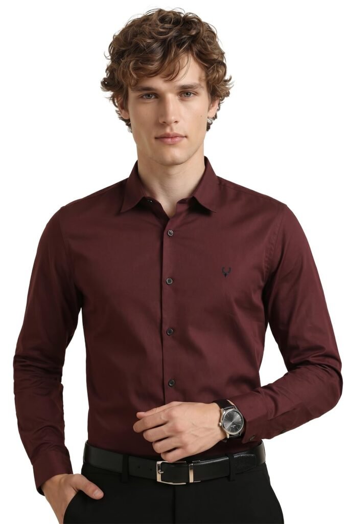 Allen Solly Men Shirt|Cotton|Regular Fit
