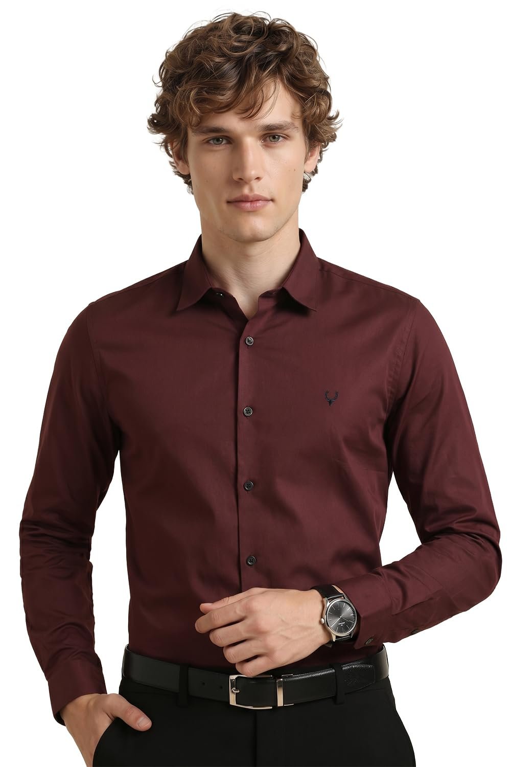 Allen Solly Men Shirt|Cotton|Regular Fit