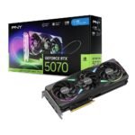 PNY GeForce RTX™ 5070 12GB ARGB OC Triple Fan DLSS 4 Graphics Card