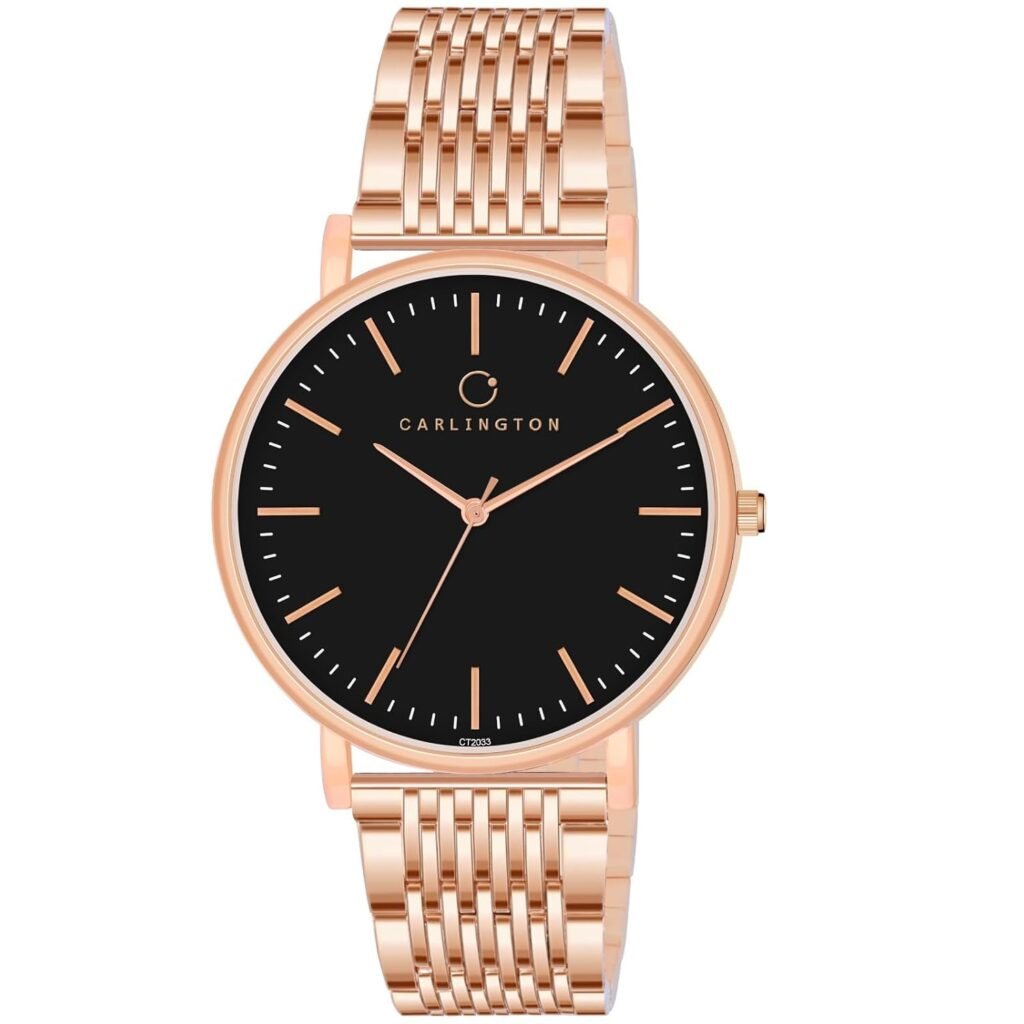 Carlington Iconic Analog Watches for Women with Premium Stainless Steel Strap – CT 2033