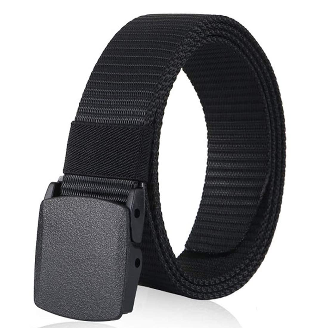 ZORO Men’s Nylon Fabric Belt for Men, Plastic Flap Buckle, fits on upto 40 inches waist size