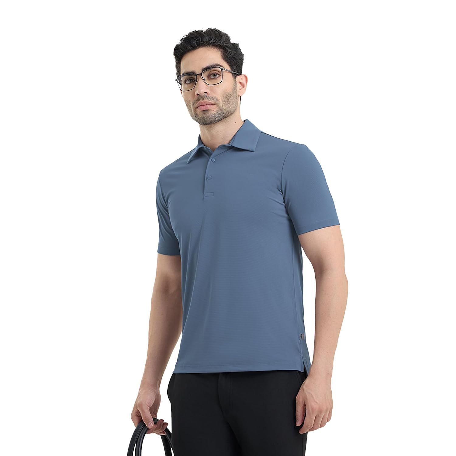 Mauve Mens Smart Stretch Polo | Comfortable Work & Casual | Breathable | All-Day Wear