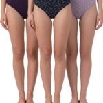 Van Heusen Women’s 100% Cotton Hipster Panty – Pack of 3 | Everyday Panty | Anti‑Bacterial Tech | Keeps you dry and Fresh | Sweat Absorbent | Inner Elastic | No‑Marks Waistband | Printed | (Assorted Elevated prints) Style 11102