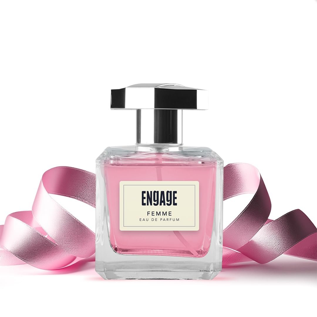 Engage Femme Eau De Parfum for Women 100ml |Citrus Floral| Long Lasting|Everyday Luxury Perfume|Perfect for Daily Wear|No Parabens, Silicones| Dermat-Tested EDP| Gift for woman|Also Try Maracuja Wine